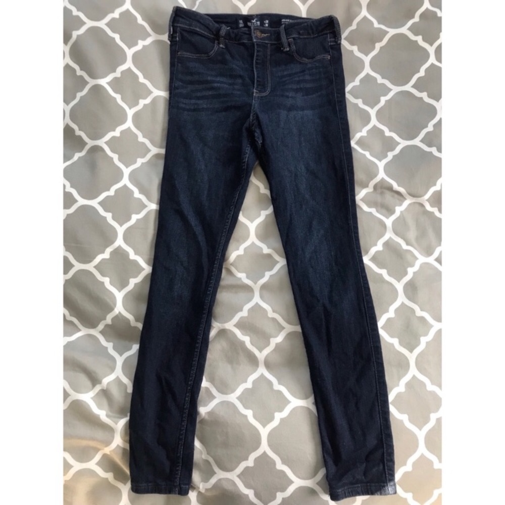 High Rise Jean Leggings (dark blue)